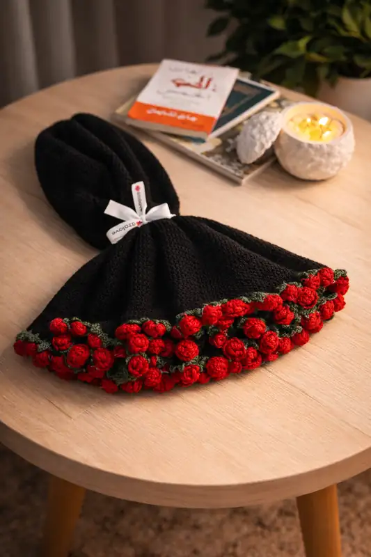 Product image of النسخة الأسود مع ورد أحمر
